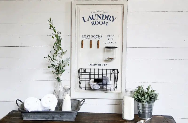 Laundry room board