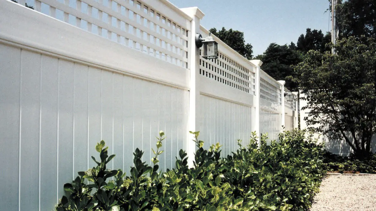 Privacy decorative lattice fence