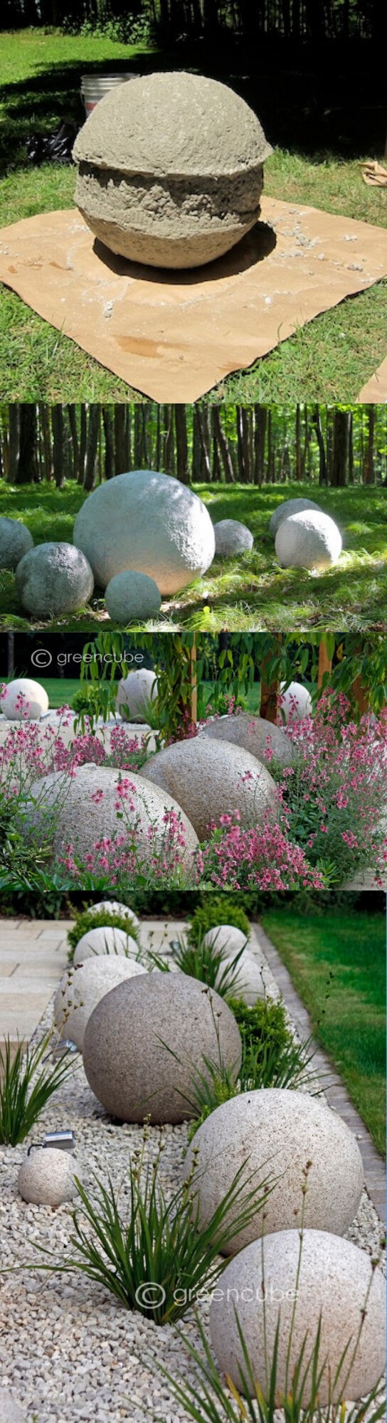 Giant concrete balls