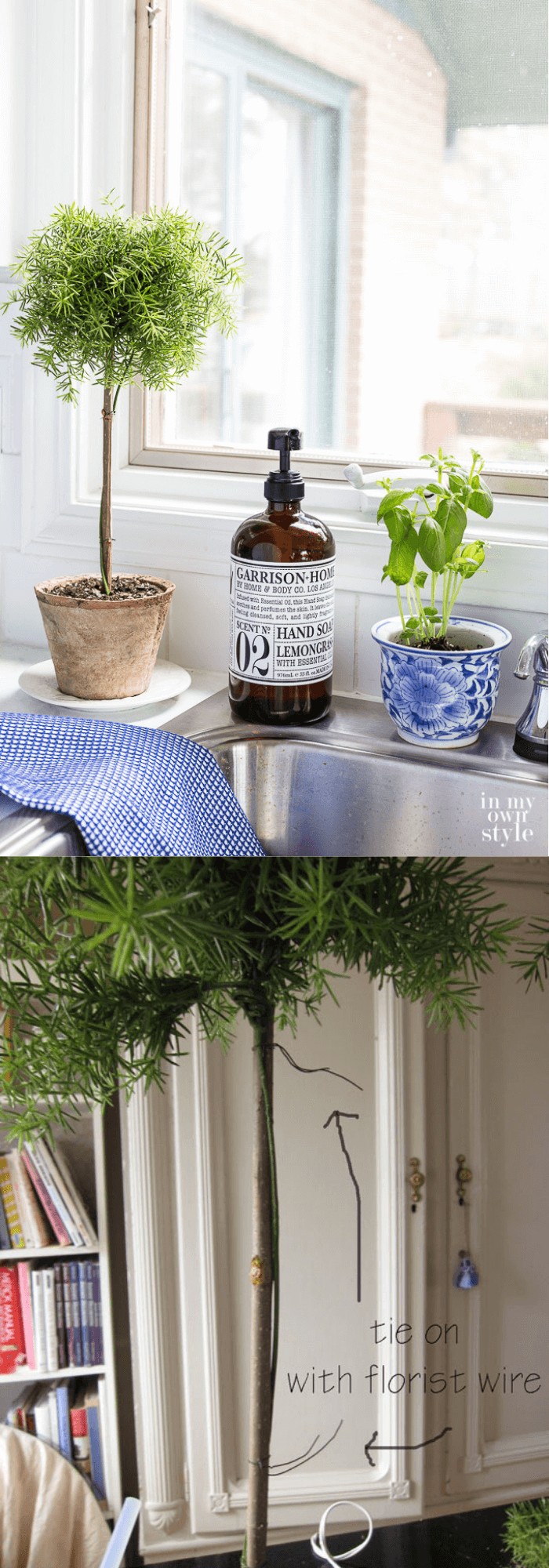 DIY Fake Topiary