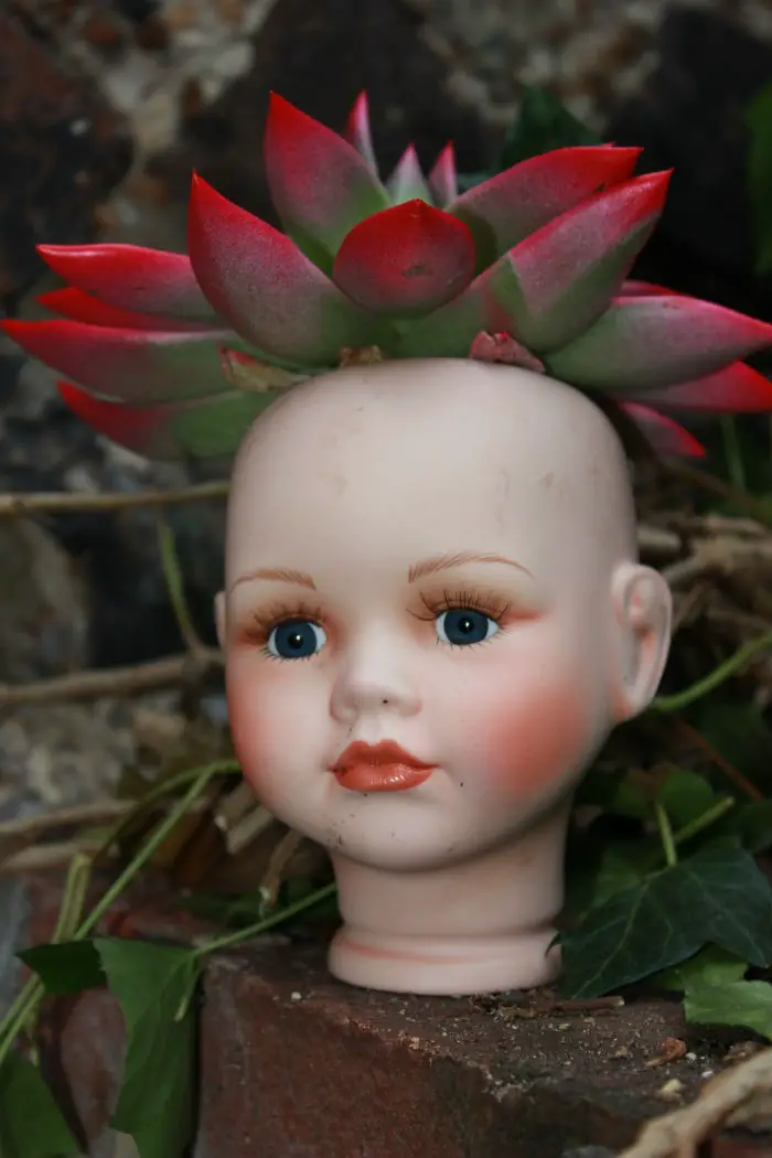 18 Diy Doll Head Planter Ideas And Projects In 2024