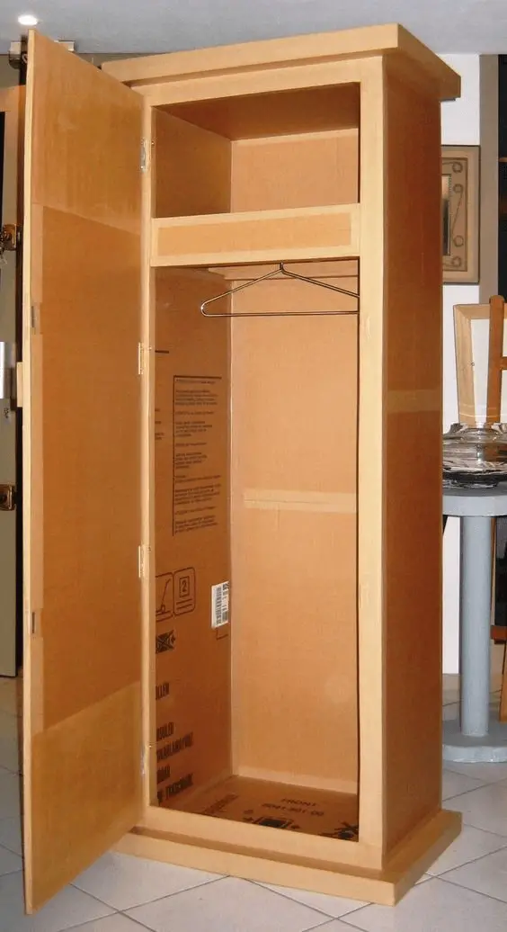 Cardboard armoire