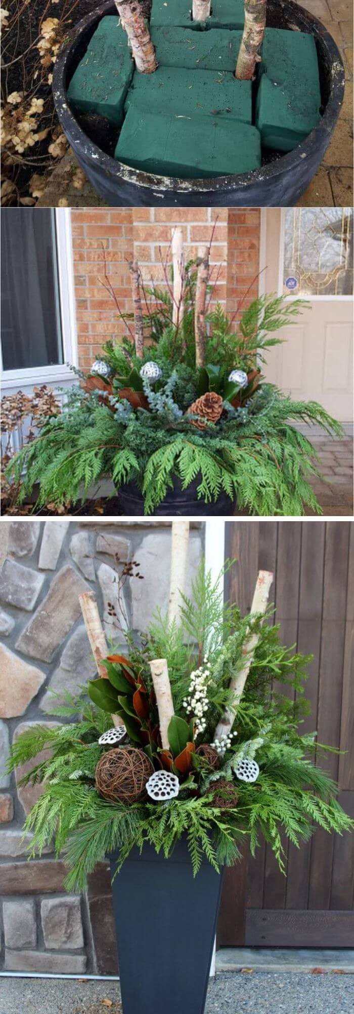 DIY Outdoor Planter Arrangement