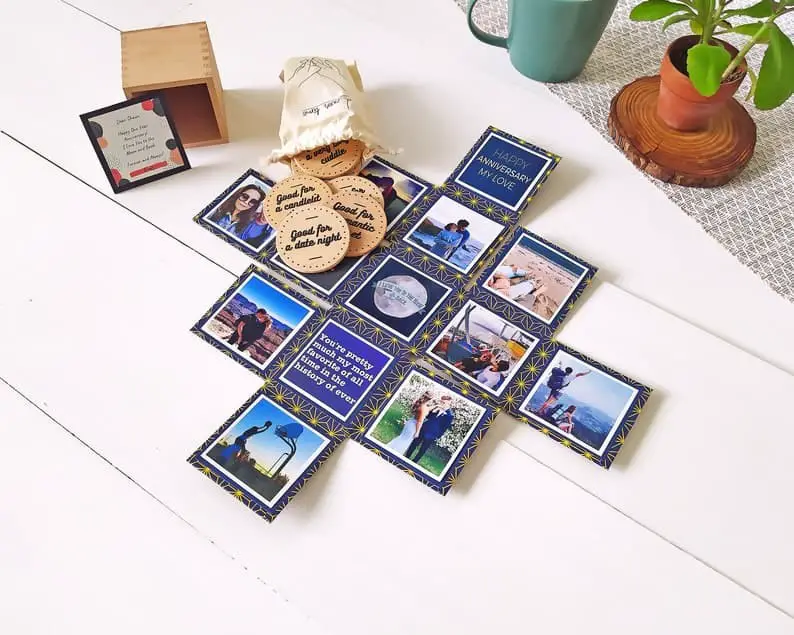 A Photo Magnet with Your Photos Together