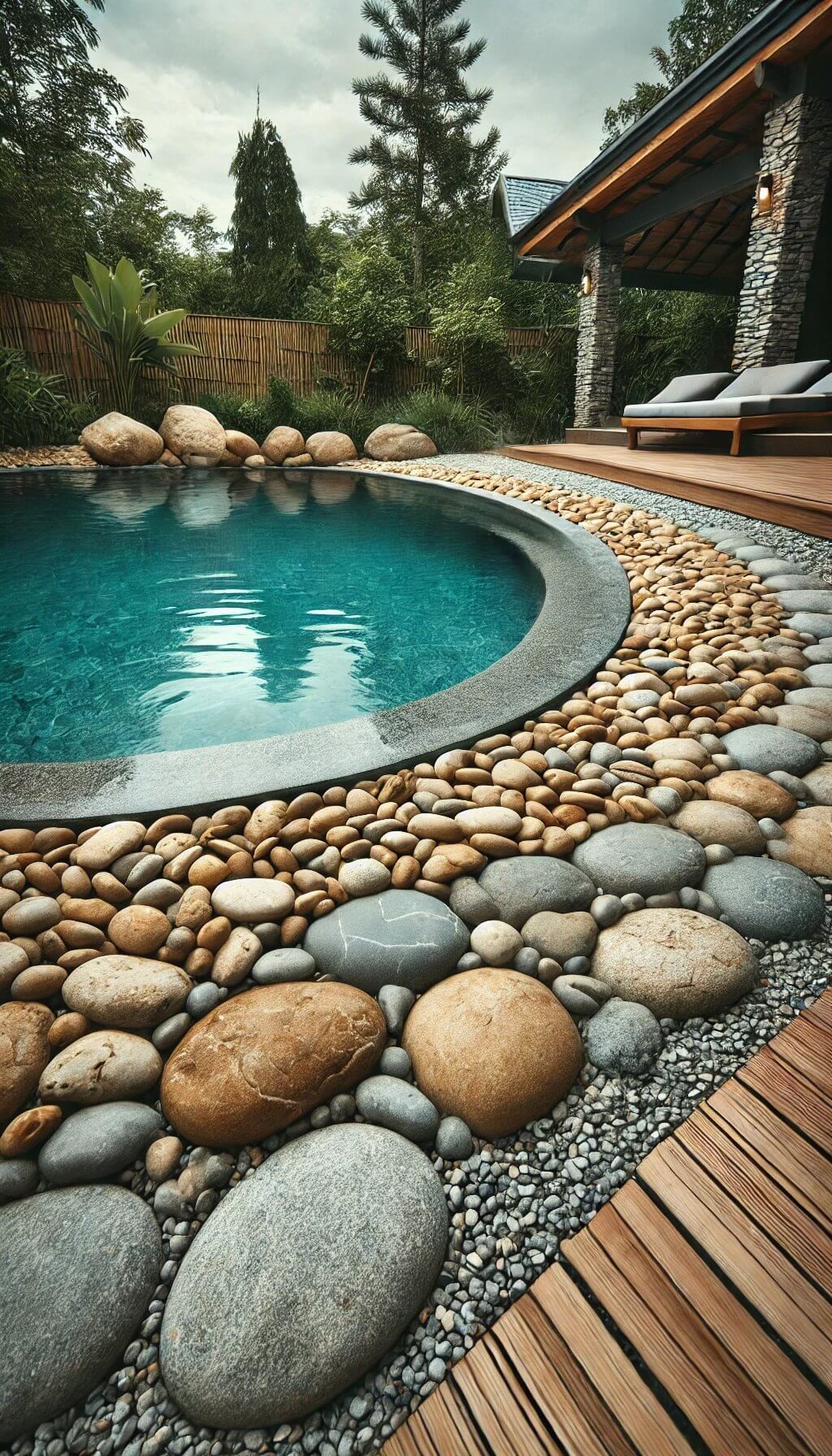 Pebble Edging