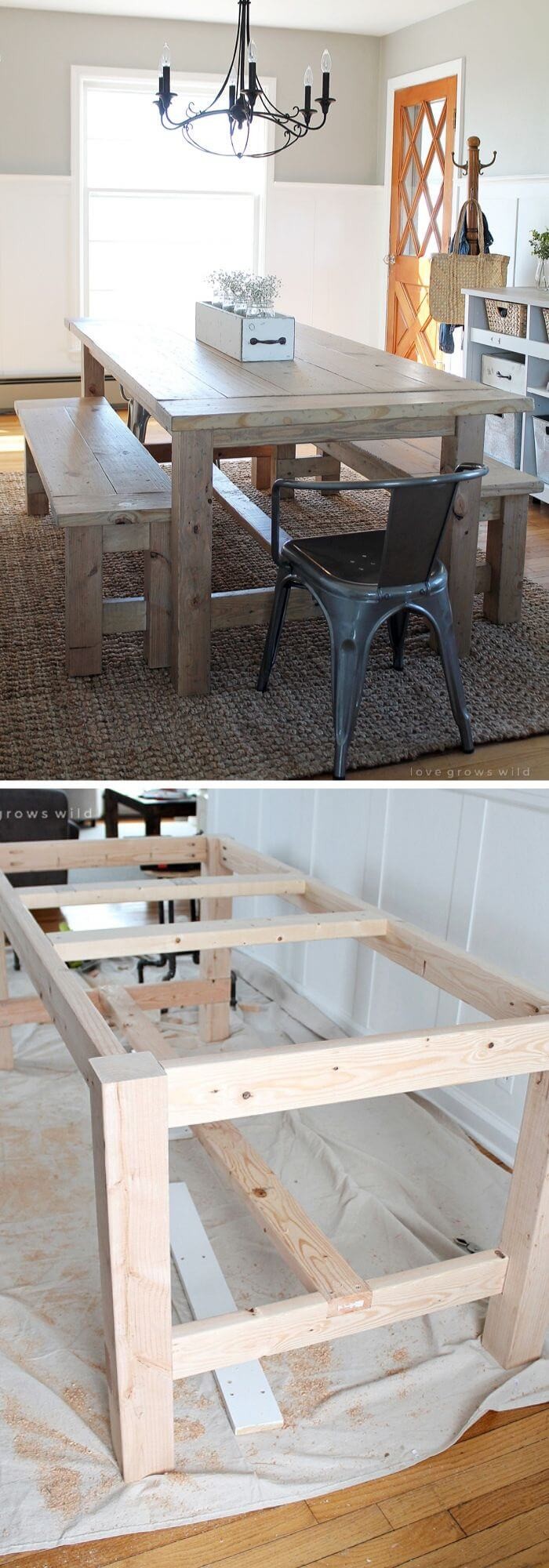 Simple Farmhouse Table