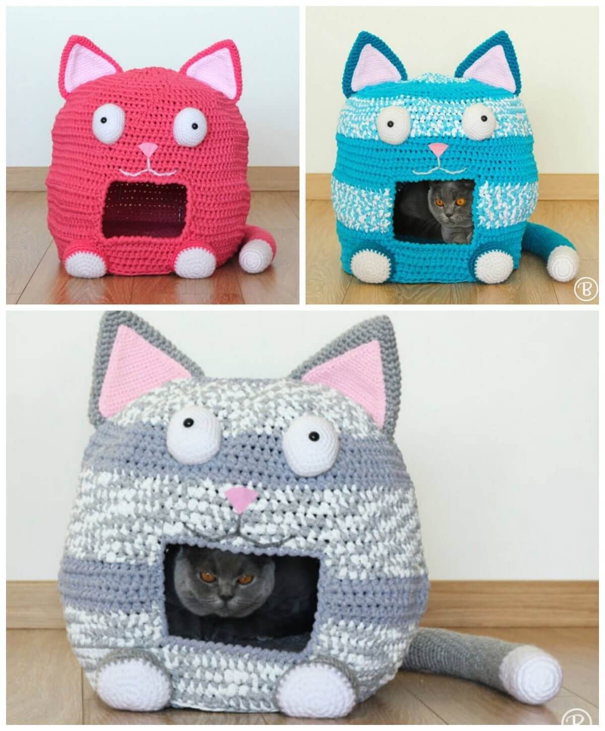 Crochet Cat Cave Pattern