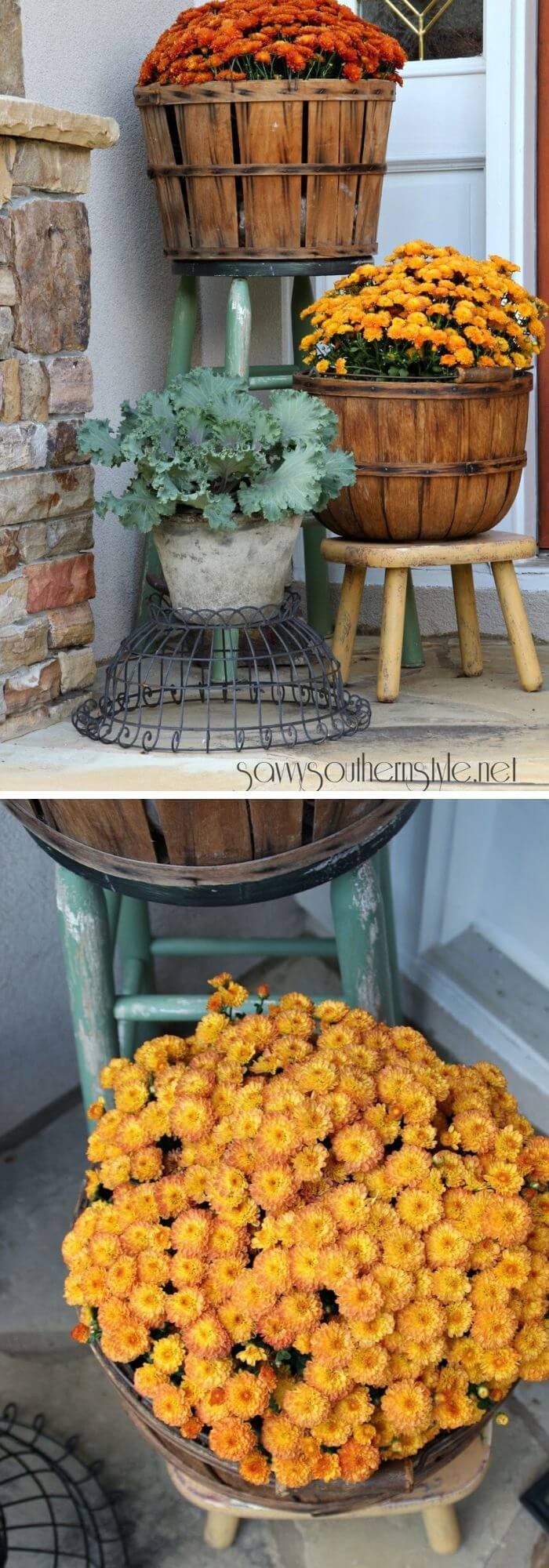 Fall porch