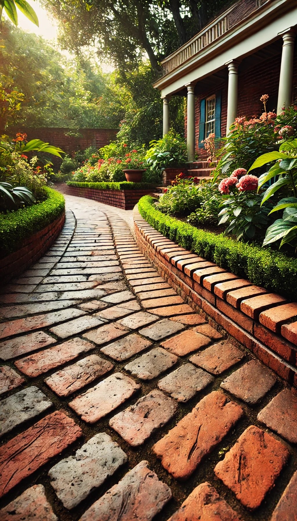 Timeless Brick Edging