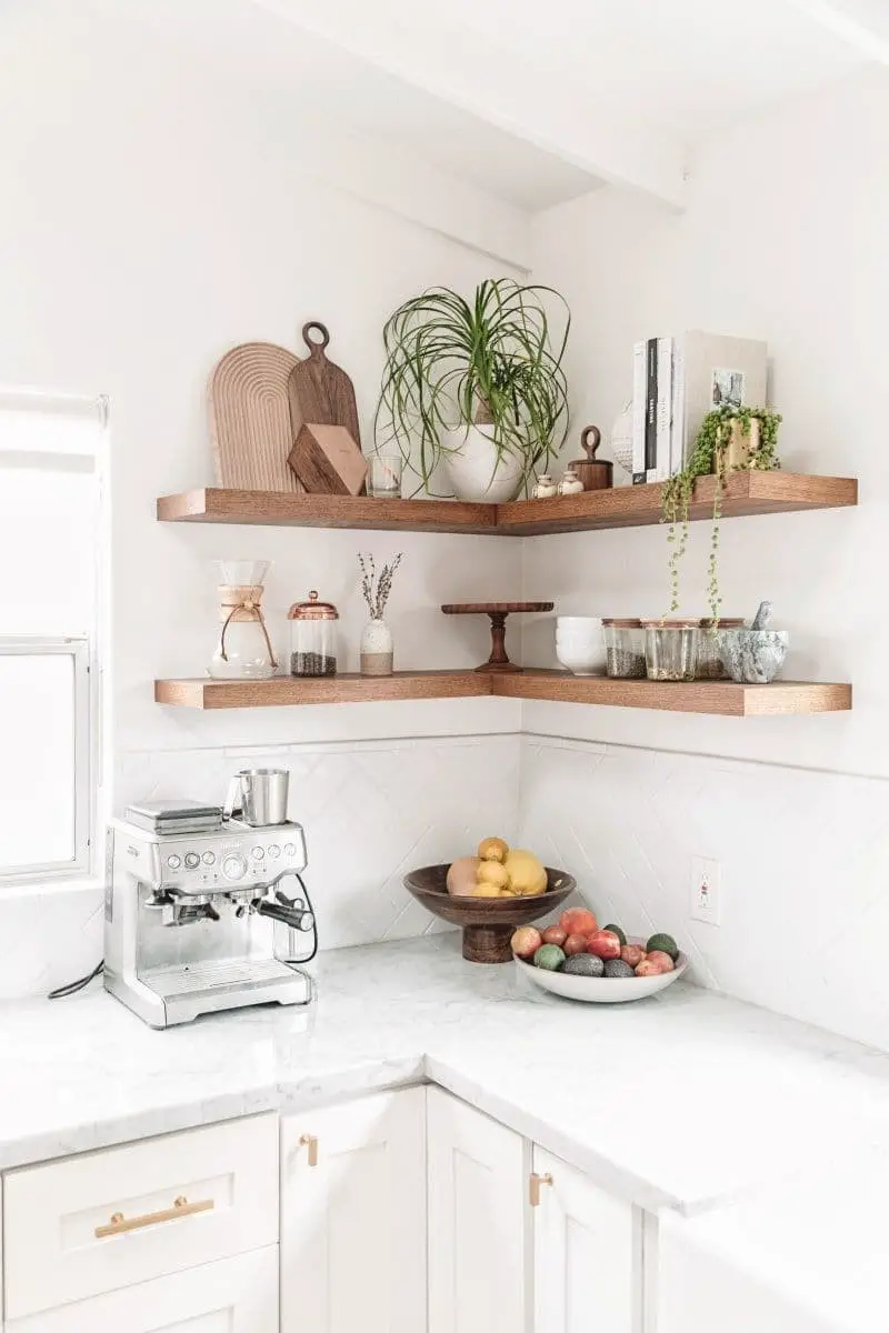 Shelf in the Kitchen Nook