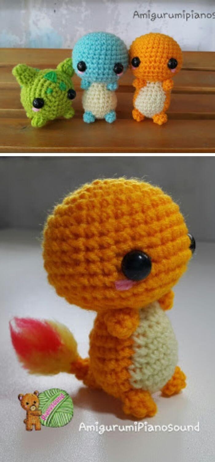 Crochet hitokage pokemon