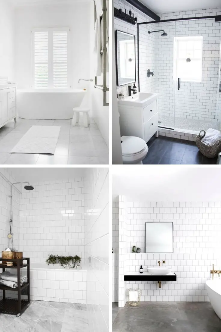 White Bathroom Tile Ideas