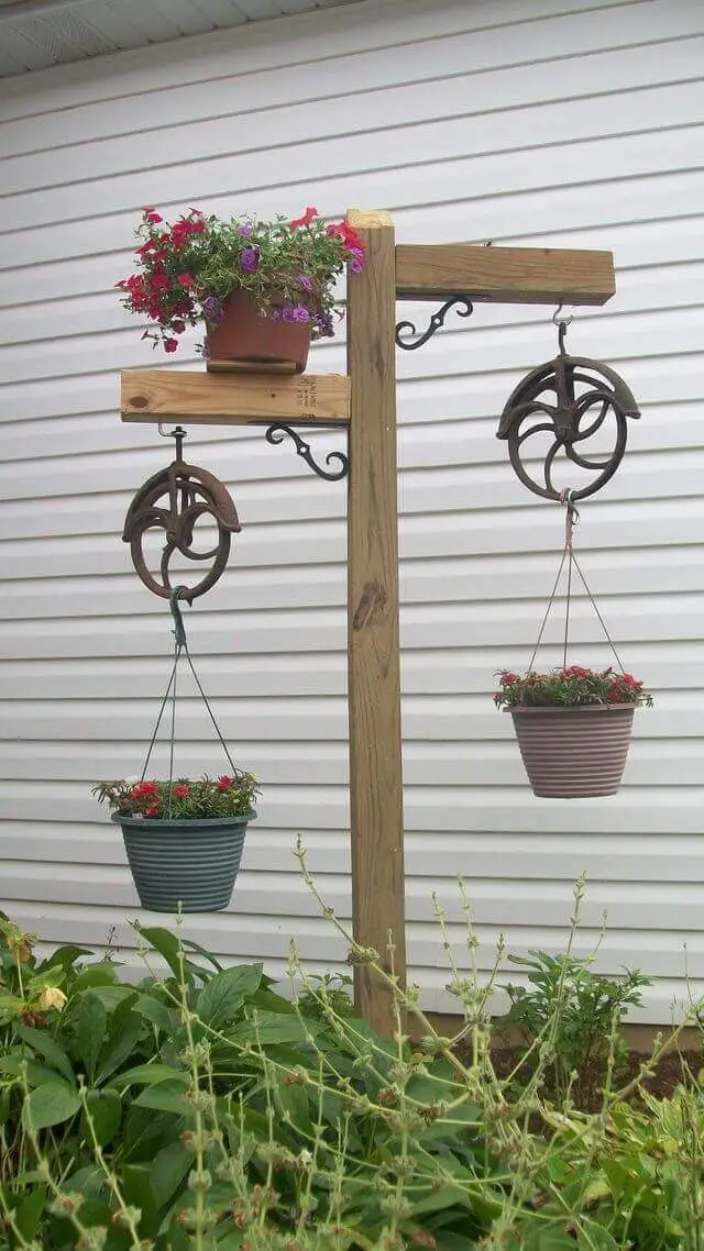 Denim Pockets for Wall-Mounted Planters