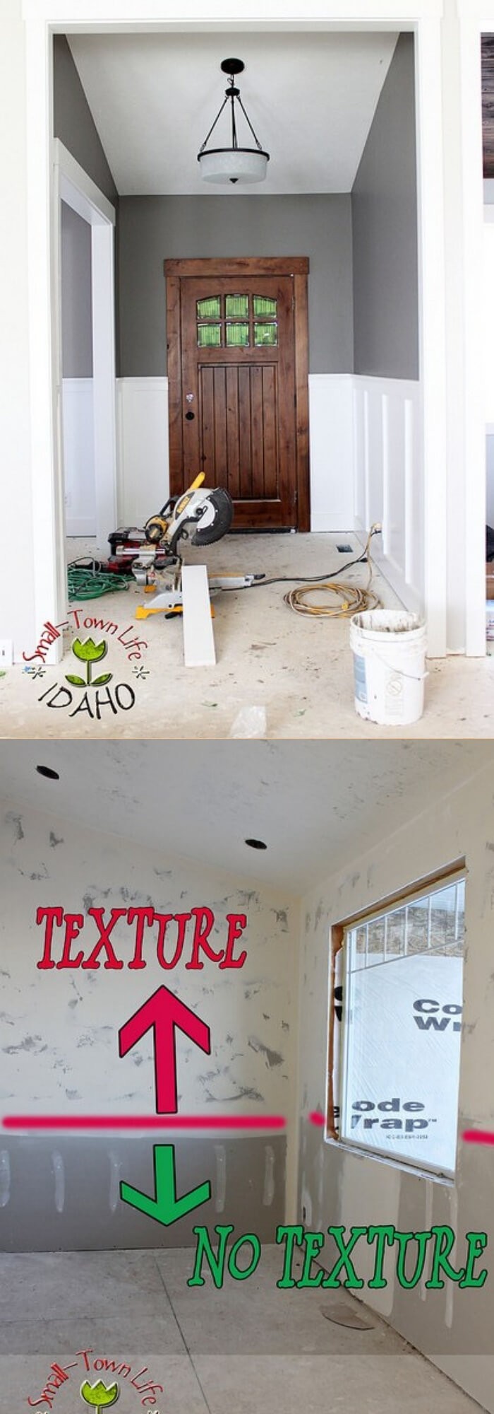 #5. DIY board and batten wainscoting