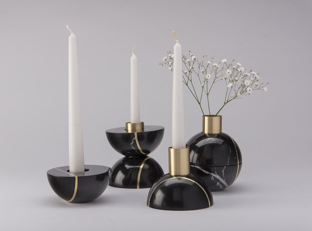 Candelabrum and pot 2 in 1