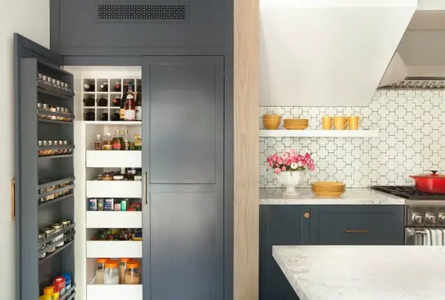 Kitchen pantry door storage ideas