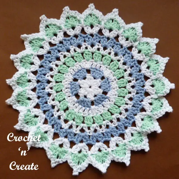 Pointed Doily Free Crochet Pattern