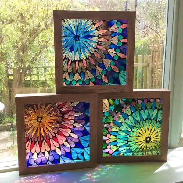 #18. Create Stained Glass Window Art