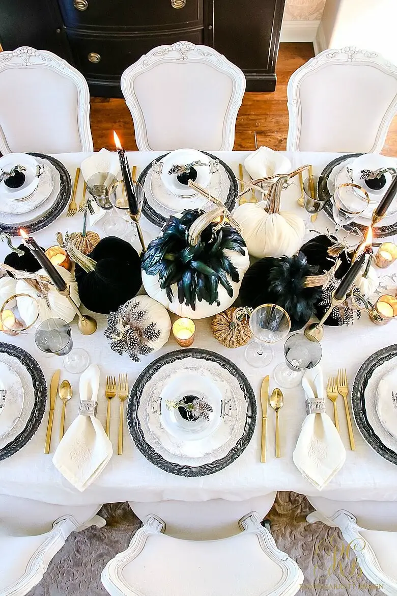 Glam Halloween Table