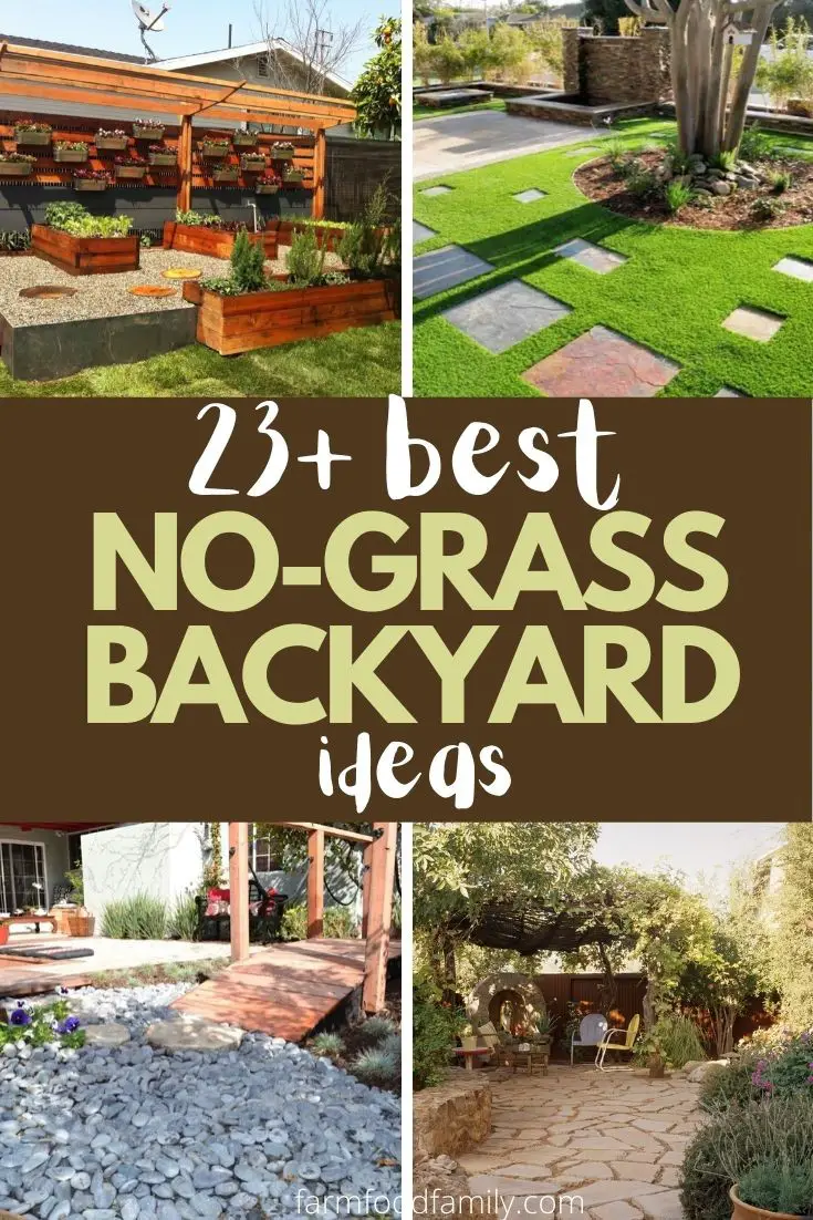 23 no grass backyard ideas