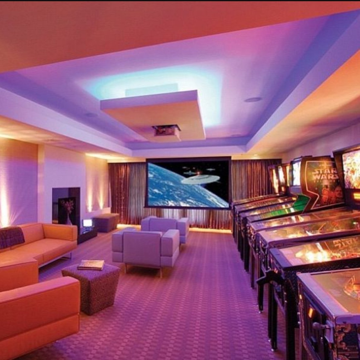 Arcade man cave