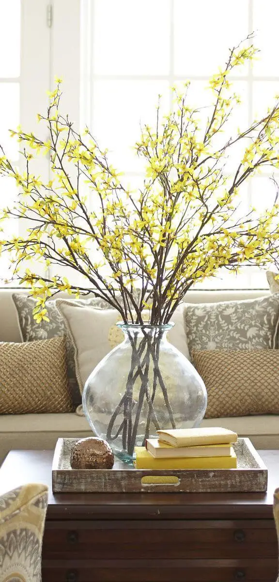 #2. Faux Forsythia Branch