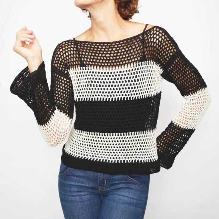 Monochrome Sweater Free Pattern