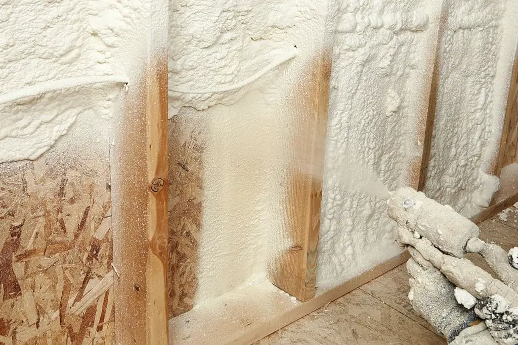 Sprayed-foam and foam-in-place insulation