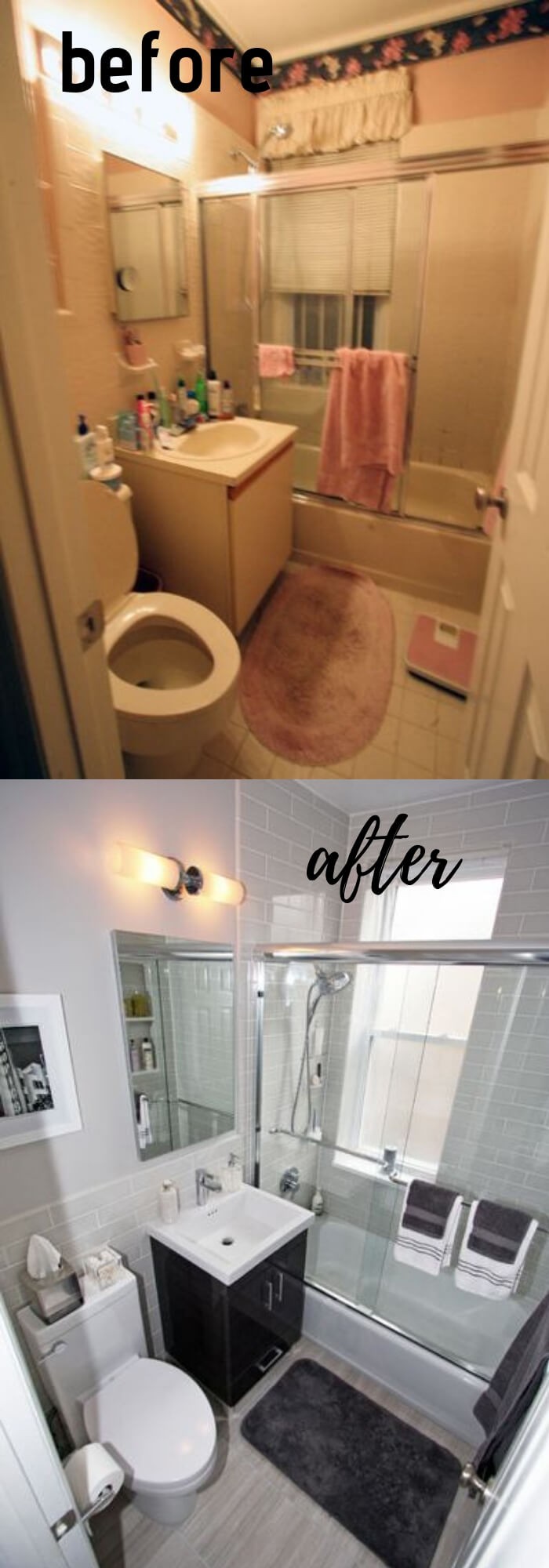 #16. Space-Saving Bathroom Remodel