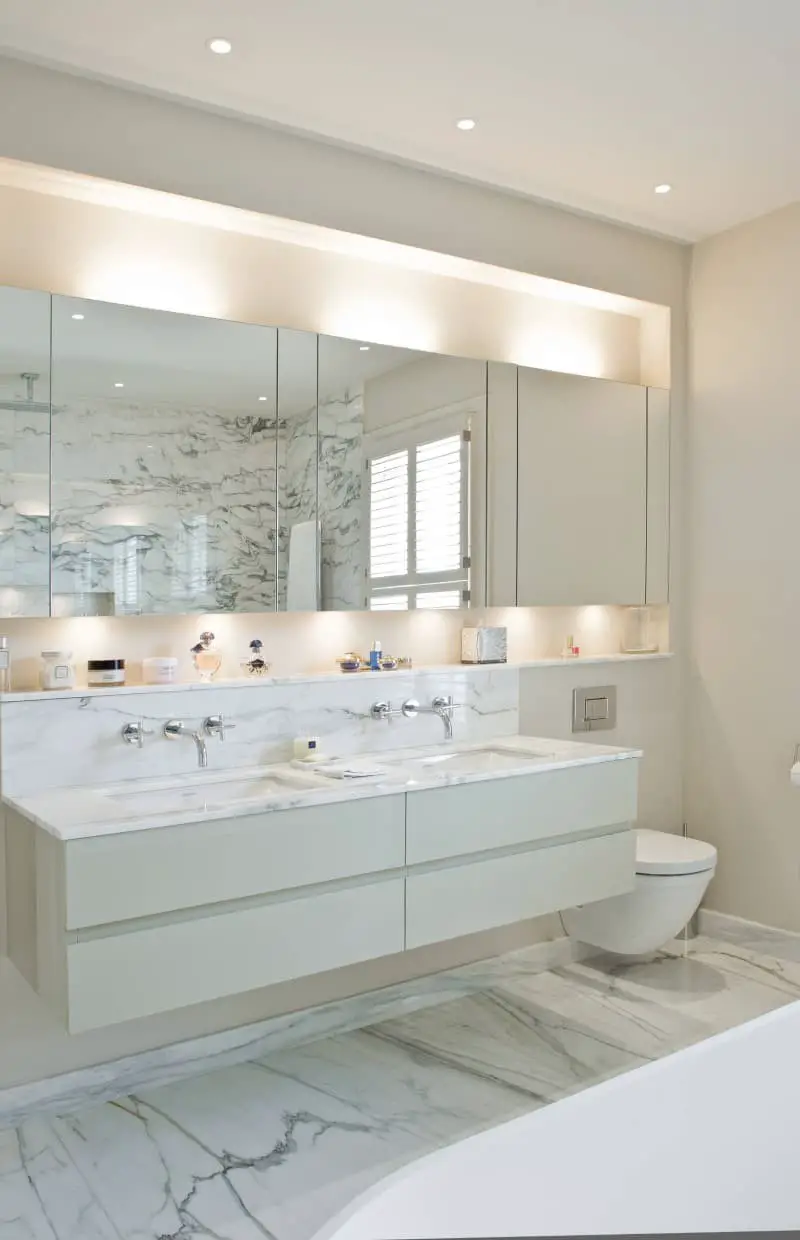 Bathroom mirror lighting ideas.