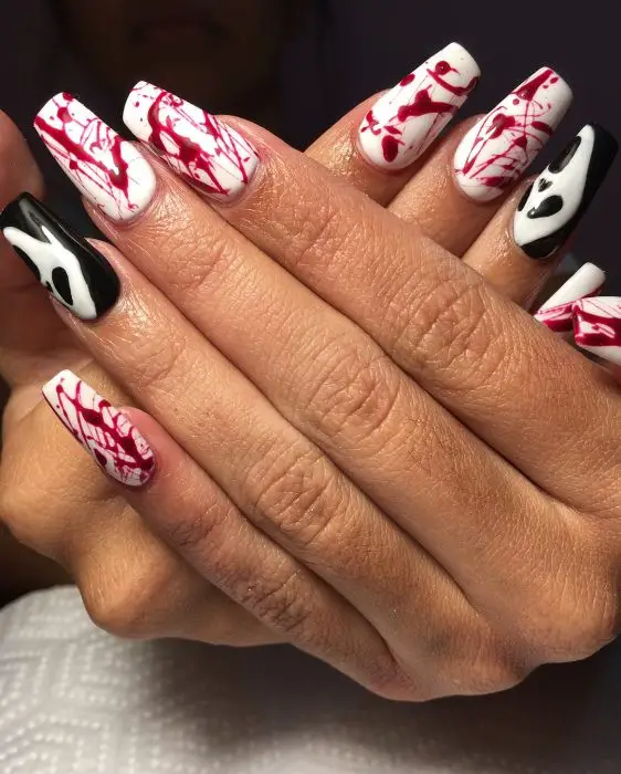 15 Bloody Halloween Nails So Terrifying That They Will Scare Even Your Manicurist