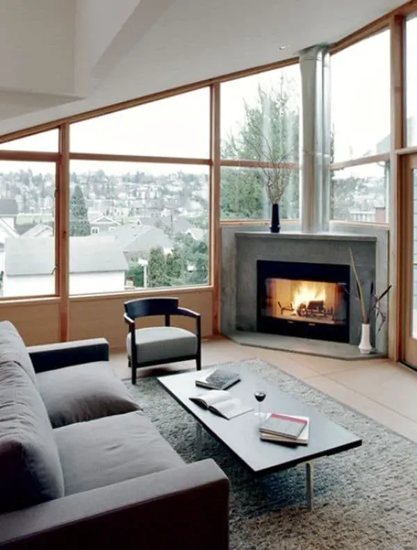 Corner electric fireplace ideas