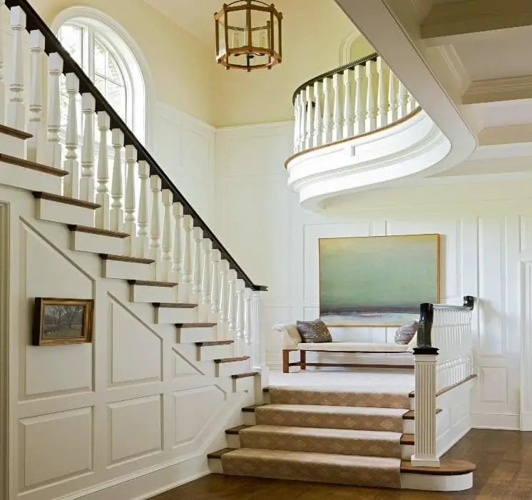 Detailed stair trim