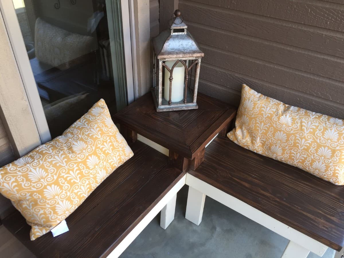 DIY Corner Bench on a Budget