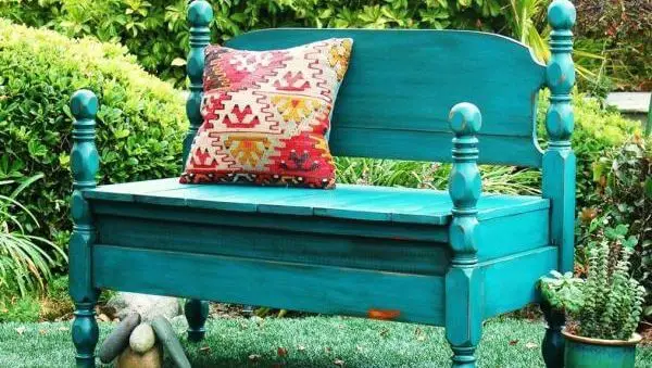 Day bed garden bench