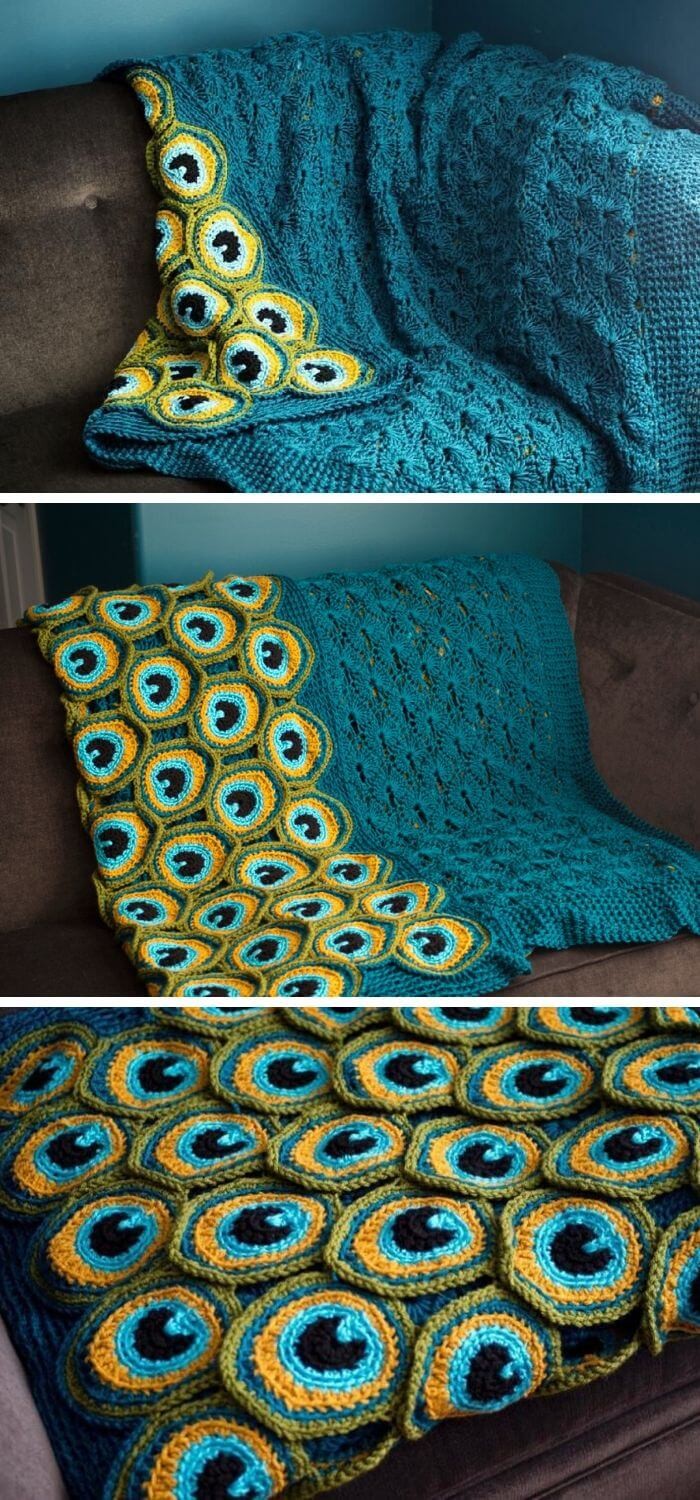 Peacock Pretty Blanket.