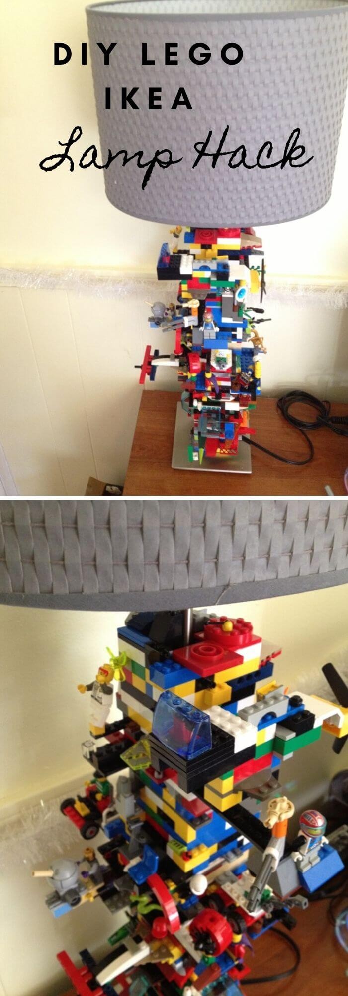 DIY Lego Ikea Lamp Hack