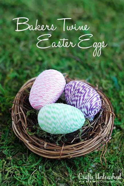 Mini Baker’s Twine Easter Eggs