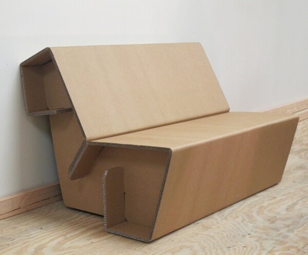 Cardboard sofa