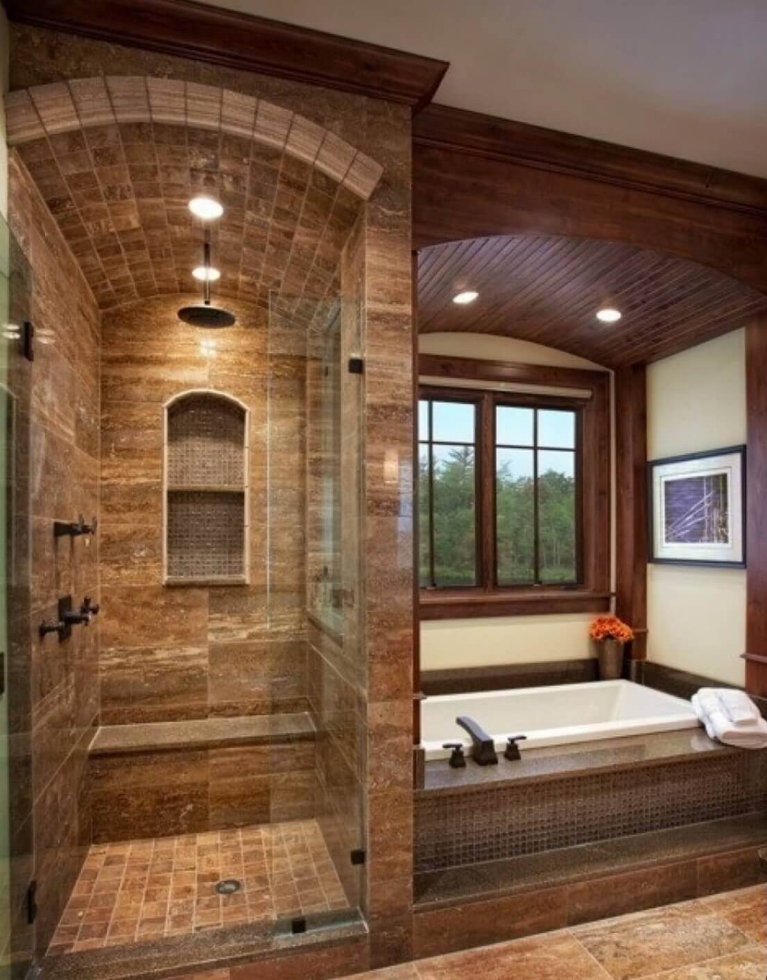 Rustic master bathroom ideas