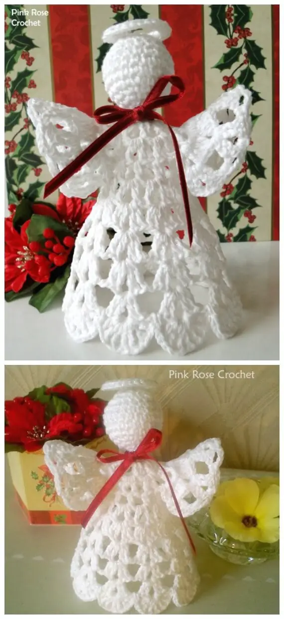 Christmas Tree Angel Crochet Free Pattern