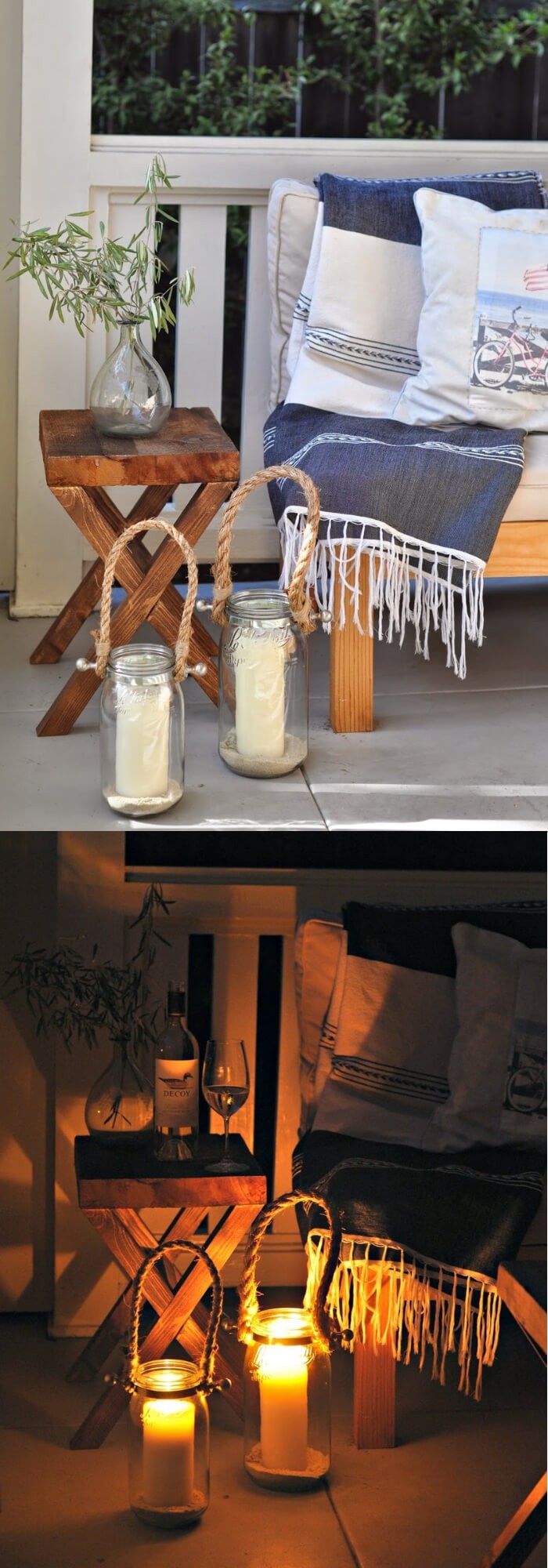 Pottery Barn Inspired Hyannis Lanterns