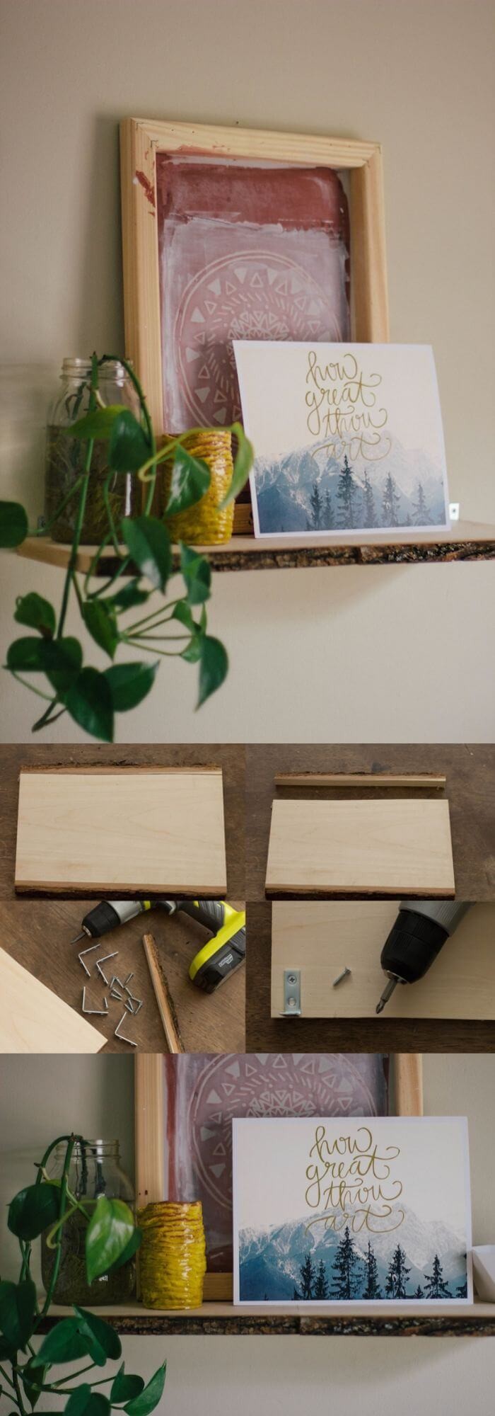 Live Edge Shelf