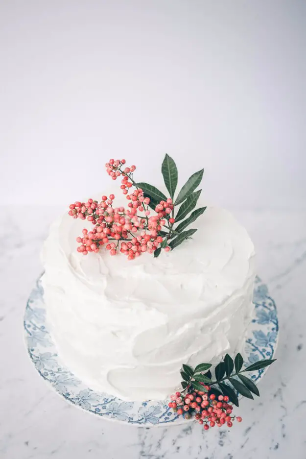 Almond Crepe Cake With Raspberry Rose Cream