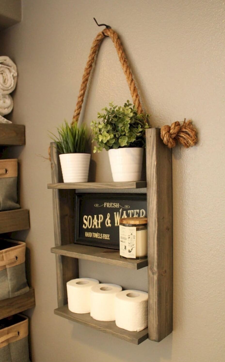 #12. Bathroom shelf