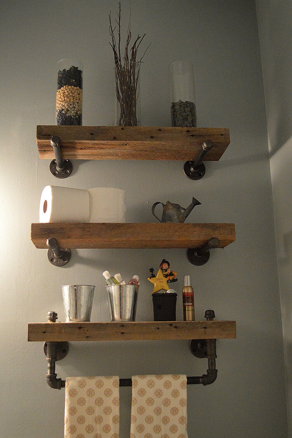 Heavy Plank Shelves