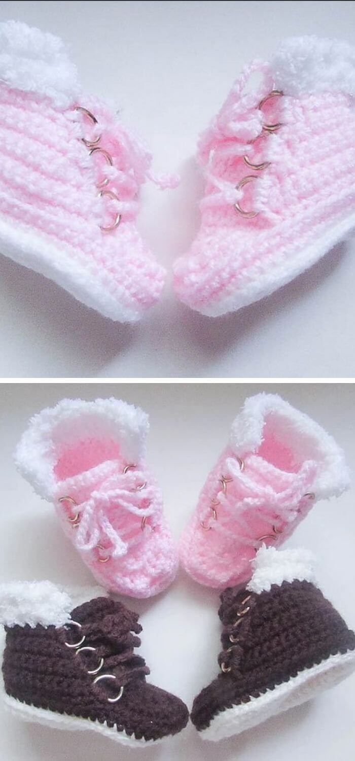 15 Fun Crochet Baby Booties Free Patterns