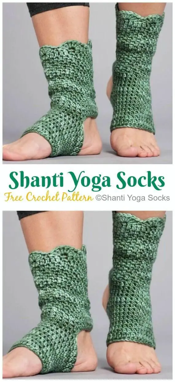 Yoga Socks Crochet Pattern