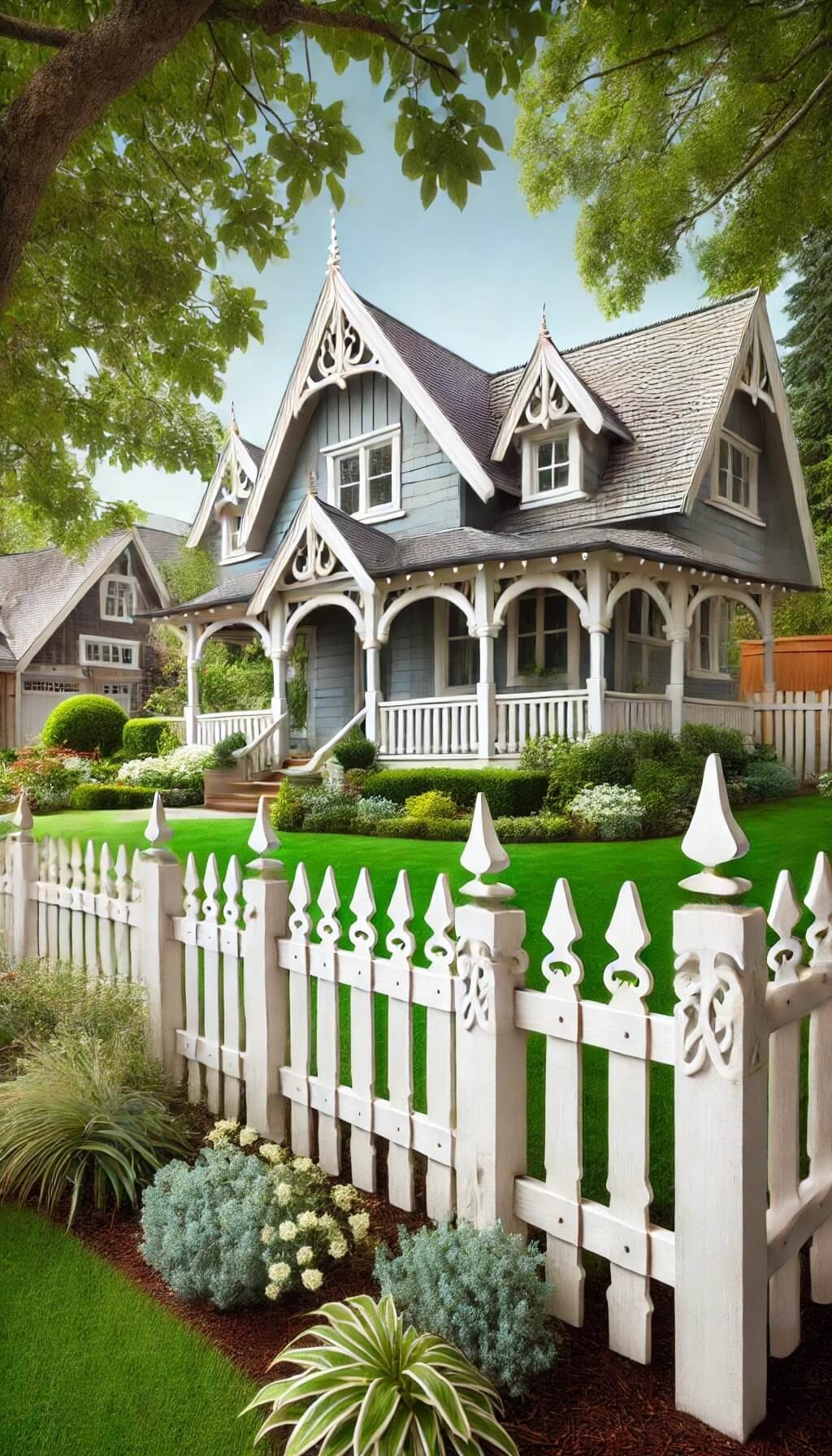 Rustic Picket Fence