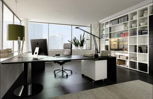 Functional modern office design concept